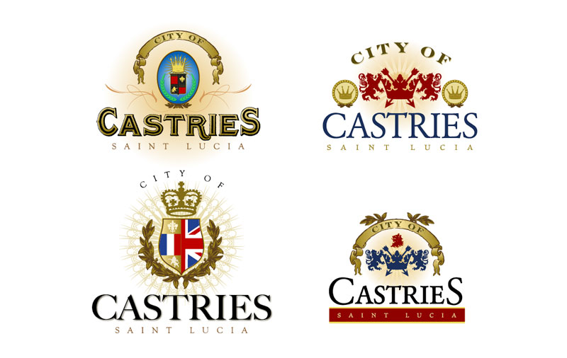 City Of Castries Logo Concepts